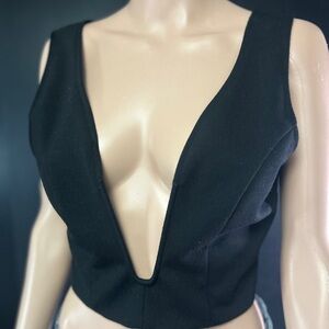 Guess by Marciano Plunge Neck Women's Top size L